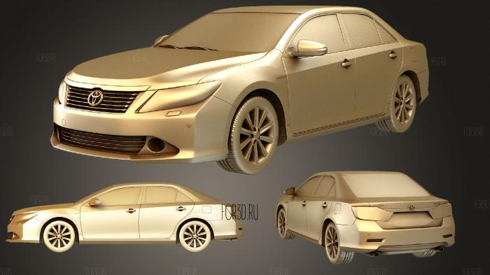 Toyota Aurion 2012 stl model for CNC